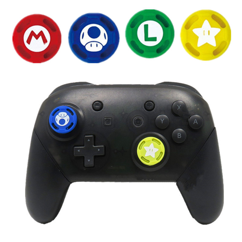 Gaming Console Tv - 4pcs soft Silicone Analog Thumb Stick