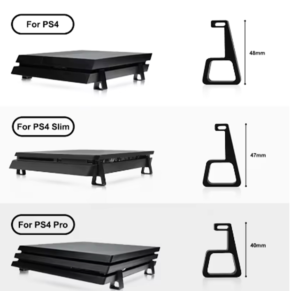 1Set For PS4 Slim Pro Feet Sta - Gaming Console Tv 评论和价格