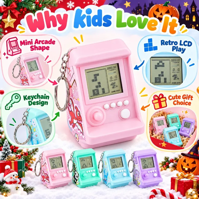 Creative Electronic Arcade Gam - Gaming Console Keychain 评论和价格