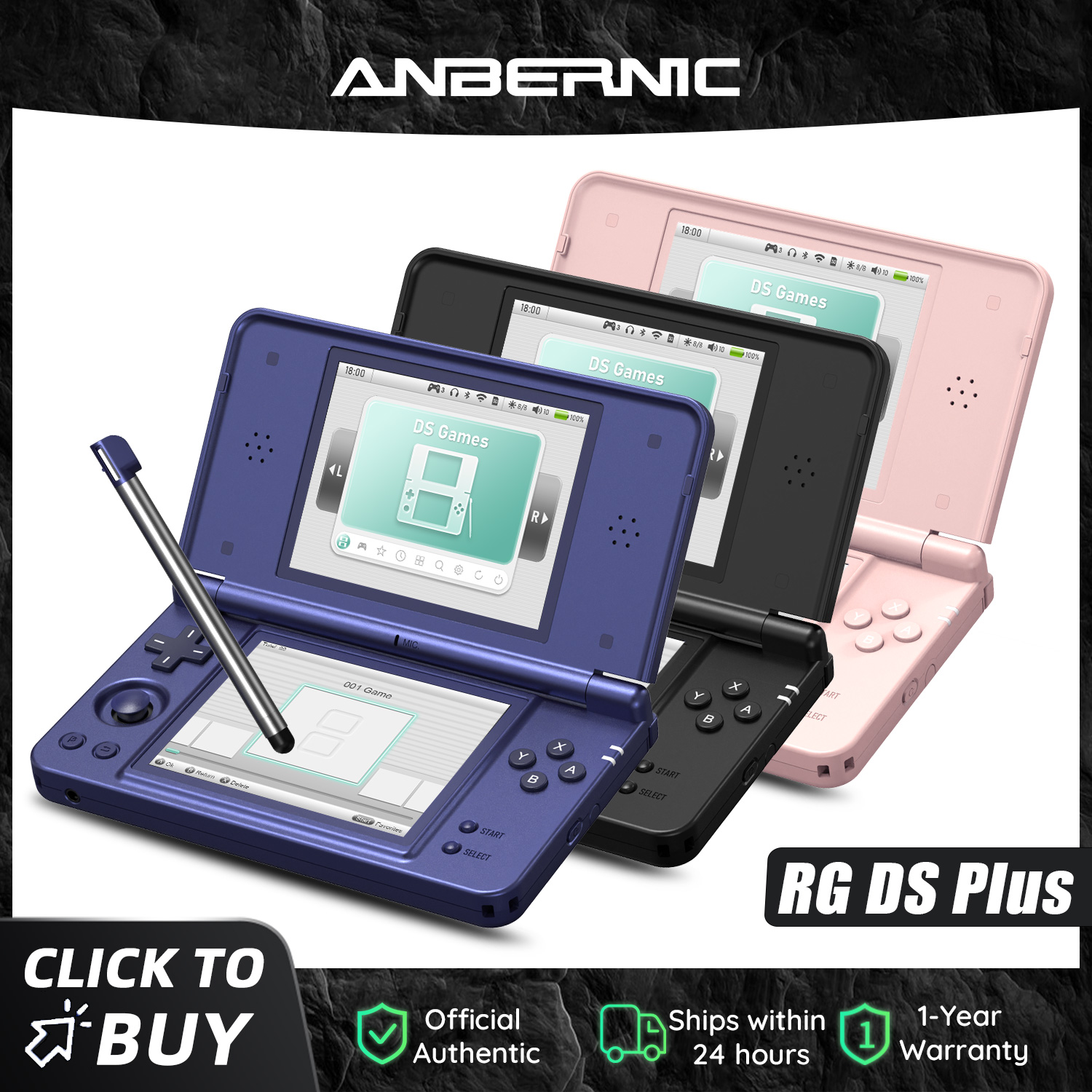 Anbernic RG DS Plus Portable H - Gaming Console Under 5000 评论和价格
